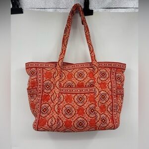 Vera Bradley retired paprika pattern Tote Bag
